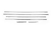 Audi A4 B7 2004-2008 Molduras inferiores de ventana acero inoxidable (6 uds.) foto 2
