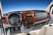 Mercedes Sprinter W906 2006–2018 Juego de molduras de salpicadero (Meric, 50 piezas) Titanio foto 1