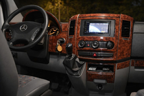 Mercedes Sprinter W906 2006–2018 Juego de molduras de salpicadero (Meric, 50 piezas) Titanio foto 2