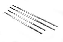 Mercedes E-class W210 1995-2002 Molduras inferiores de ventanas acero inoxidable (4 uds) Carmos - Fabricante Turco foto 4
