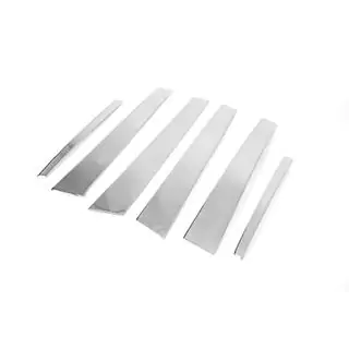 Molduras de Acero Inoxidable para Pilares de Puerta (6 uds) Mercedes E-class W211 2002-2009 foto 4
