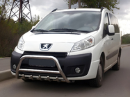 Citroen Jumpy 2007–2017 Defensa Delantera WT003 (Acero Inoxidable) foto 1
