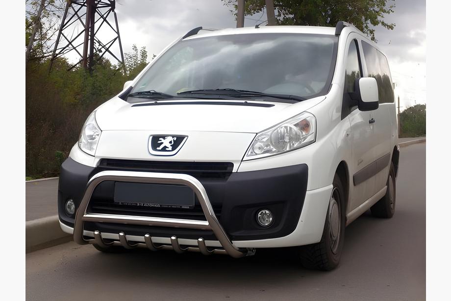 Citroen Jumpy 2007–2017 Defensa Delantera WT003 (Acero Inoxidable) Image