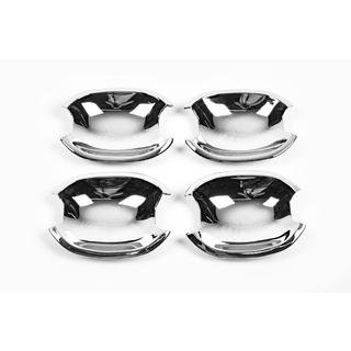 Cubiertas cromadas para manijas de puerta (4 uds, plastico) Peugeot 307 2001-2008 foto 4
