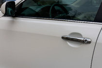 Toyota Camry 2006-2011 Cubiertas para tiradores de puerta (4 uds, acero inoxidable, EU) Carmos, Acero Turco foto 1