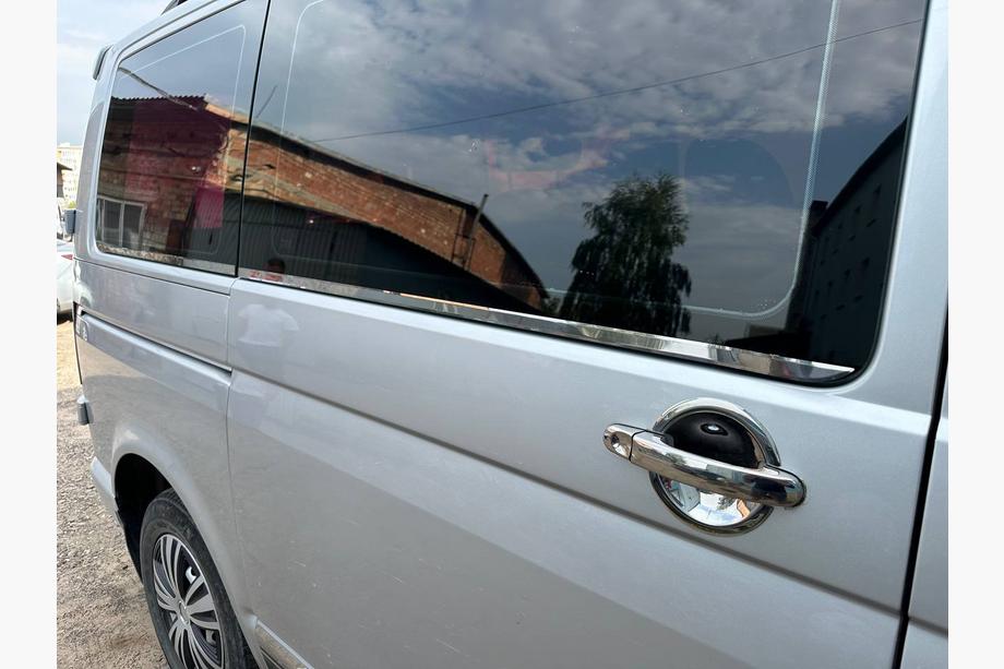 Volkswagen T5 2010-2015 Cubiertas de Manijas de Puerta de Acero Inoxidable 3 piezas. Carmos - acero turco Foto 13