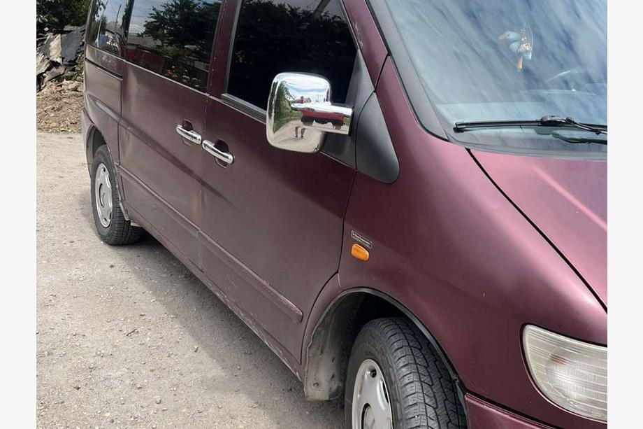 Mercedes Vito W638 1996-2003 Cubiertas de Manijas de Puerta Cromadas (Acero Inoxidable) Foto 1