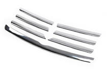 Mercedes Vaneo W414 2001-2005 Cubiertas cromadas para parrilla delantera (7 piezas, acero inoxidable) foto 3