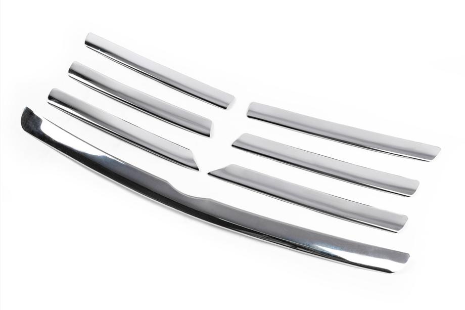 Mercedes Vaneo W414 2001-2005 Cubiertas cromadas para parrilla delantera (7 piezas, acero inoxidable) Foto 3
