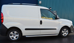 Fiat Doblo II 2010-2022 Molduras de Ventanas Acero Inoxidable foto 5