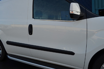 Opel Combo 2012-2018 Molduras de Ventanas Acero Inoxidable foto 3