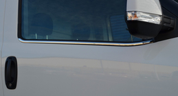 Opel Combo 2012-2018 Molduras de Ventanas Acero Inoxidable foto 6