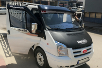 Ford Transit 2000–2014 Molduras de ventanas Carmos (2 uds, acero inoxidable) foto 3