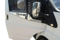 Ford Transit 2000–2014 Molduras de ventanas Carmos (2 uds, acero inoxidable) foto 1