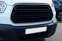 Ford Transit 2014- Embellecedores Cromados de Parrilla (2014-2018, 2 uds, Acero Inoxidable) OmsaLine - Acero Inoxidable Italiano foto 1