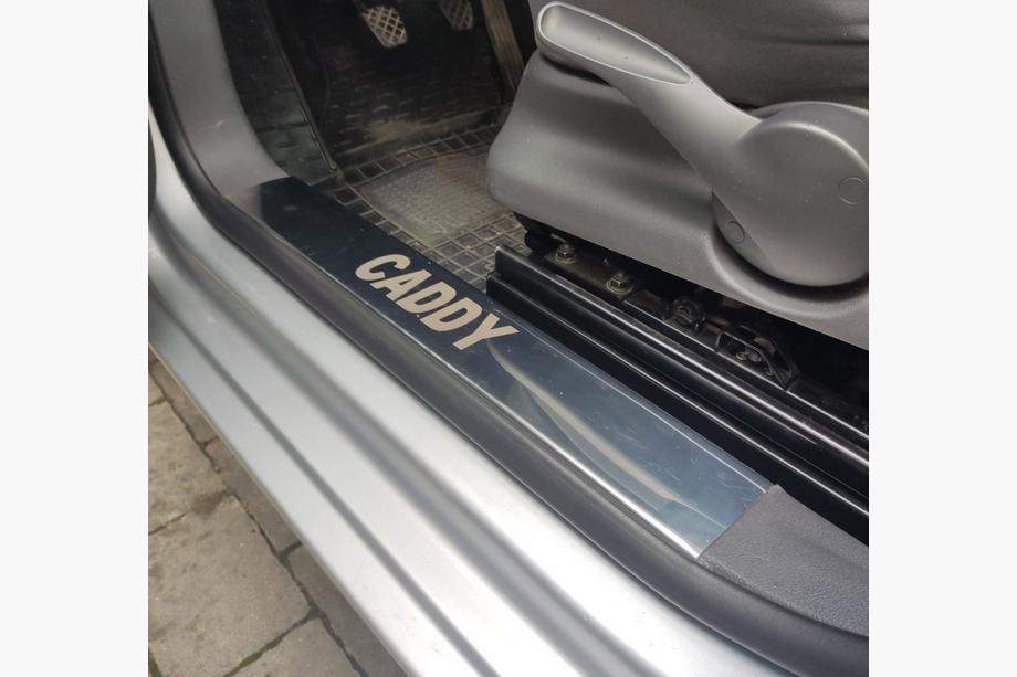 Volkswagen Caddy 2004-2010 Cubiertas de estriberas interiores (Carmos, acero inoxidable) Image