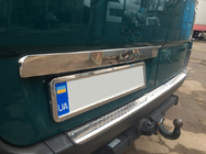 Mercedes Sprinter W906 2006–2018 Moldura de acero inoxidable sobre la matrícula foto 2