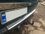 Mercedes Sprinter W906 2006–2018 Moldura de acero inoxidable sobre la matrícula foto 3
