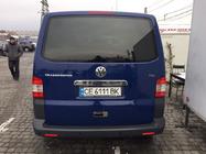 Volkswagen T5 Caravelle 2004-2010 Moldura de acero inoxidable sobre la matrícula en el portón trasero foto 2