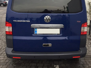 Volkswagen T5 2010-2015 Moldura de maletero sobre la matrícula (acero inoxidable) Transporter, OmsaLine - Acero Inoxidable Italiano foto 5