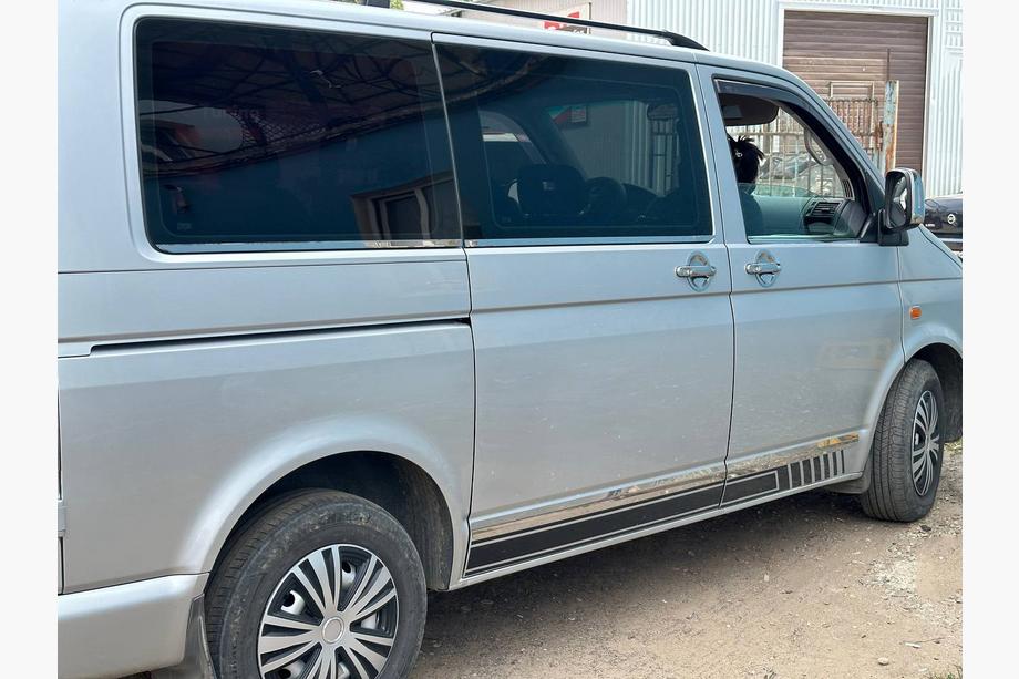 Volkswagen T5 Multivan 2003–2010 Cubiertas de Espejos Cromadas (2 uds) Carmos - Acero Inoxidable Pulido Foto 4