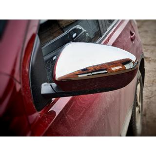 Cubiertas de Espejos (2 uds., Acero Inoxidable) Nissan Qashqai 2010-2014 foto 2