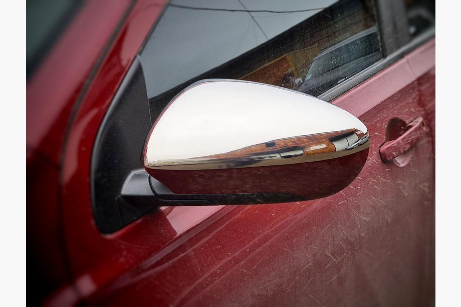 Nissan Qashqai 2010-2014 Cubiertas de Espejos (2 uds., Acero Inoxidable) OmsaLine - Acero Inoxidable Italiano Foto 3