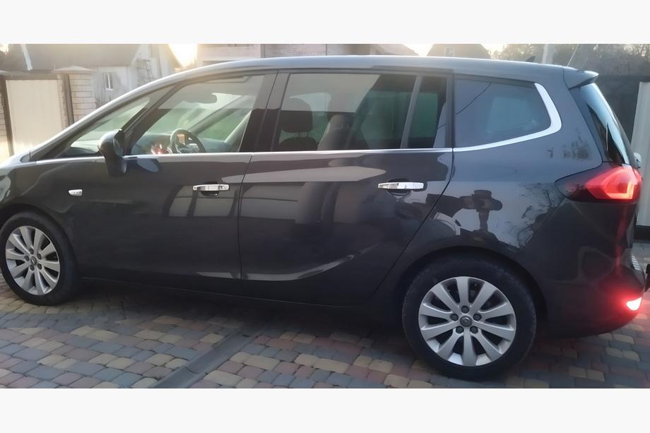 Opel Zafira B 2005–2011 Cubiertas de Manijas Cromadas (4 uds) OmsaLine - Acero Inoxidable Italiano Image