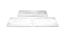 Mercedes Sprinter W901/902/903/904/905 1995–2006 Placas de umbral interiores OmsaLine (3 uds, acero inoxidable) foto 2