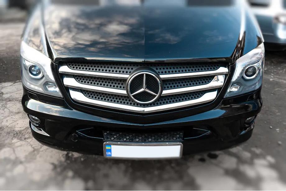 Mercedes Sprinter W906 2006–2018 Cubiertas de Parrilla Cromadas (2013↗, Acero Inoxidable) Foto 3
