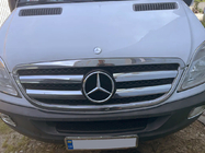 Mercedes Sprinter W906 2006–2018 Marco Cromado de Parrilla (2006-2013, Acero Inoxidable) OmsaLine - Acero Inoxidable Italiano foto 1