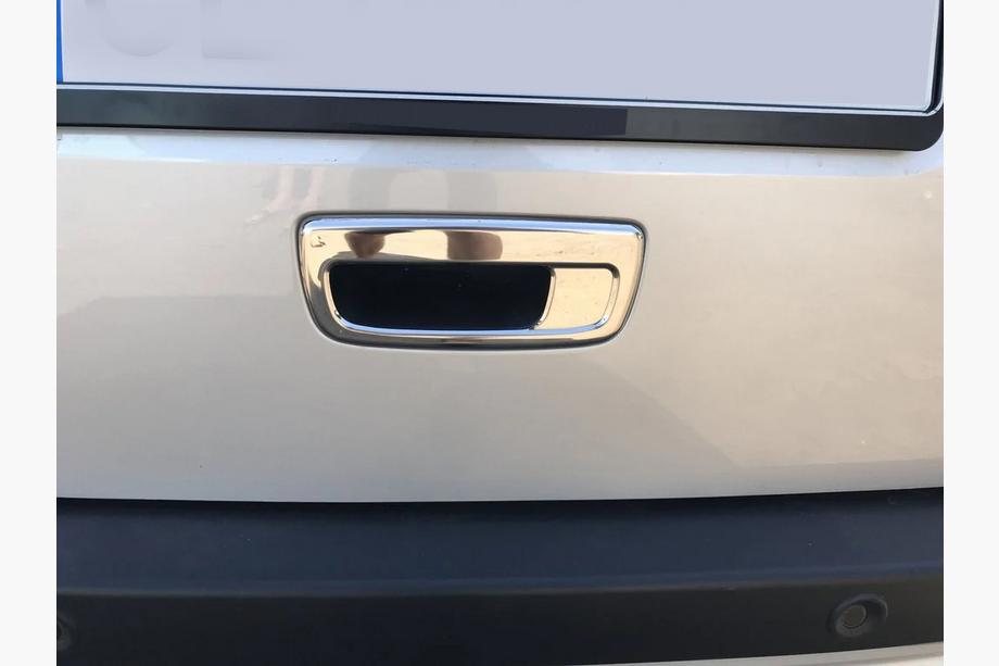 Renault Kangoo 2008–2020 Cubierta de manija de maletero cromada (acero inoxidable) Carmos - Acero Inoxidable Turco Foto 4