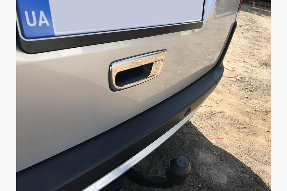 Renault Kangoo 2008–2020 Cubierta de manija de maletero cromada (acero inoxidable) Carmos - Acero Inoxidable Turco Foto 1