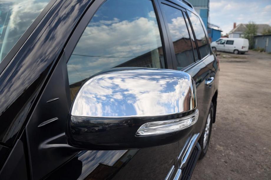 Toyota Land Cruiser Prado 150 2009-2023 Cubiertas de Espejos (2 uds., Acero Inoxidable) Image