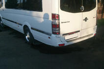 Mercedes Sprinter W906 2006–2018 Molduras de puertas en acero inoxidable ExtraLong. Carmos - Acero Turco foto 4