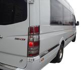 Volkswagen Crafter 2006-2016 Molduras de puertas en acero inoxidable foto 6