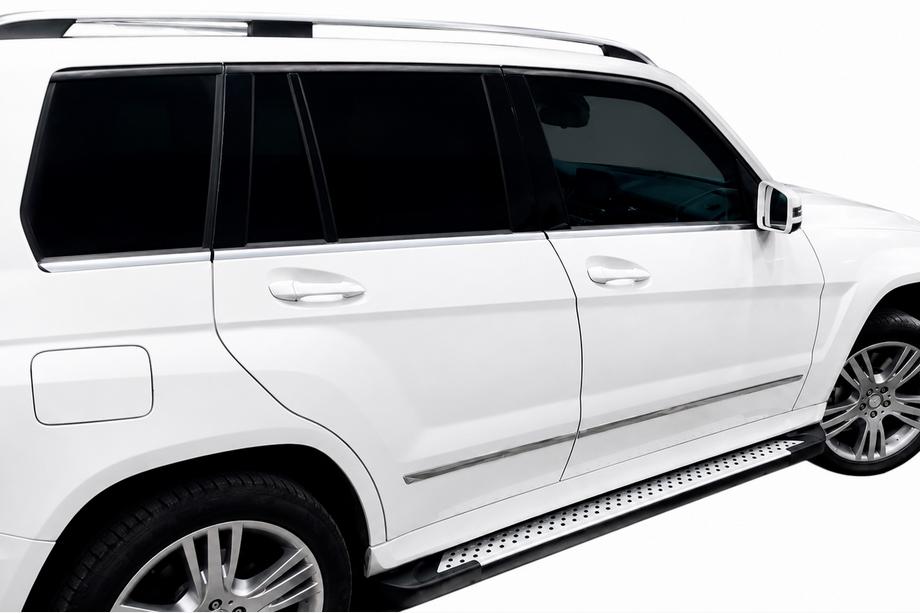Mercedes GLK class X204 2008-2015 Estribos Laterales Allmond Grey (2 uds, Aluminio) Image