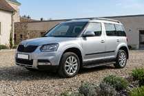 Skoda Yeti 2009-2017 Estribos Laterales Bosphorus Black (2 uds., Aluminio) foto 1