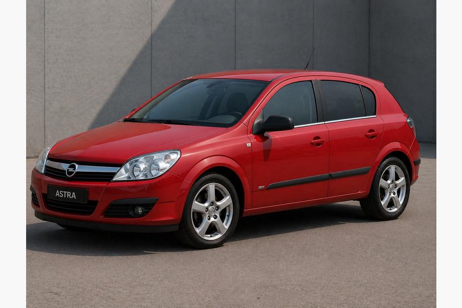 Opel Astra H 2004-2013 Molduras de Ventanas Acero Inoxidable Sedán, OmsaLine - Acero Inoxidable Italiano Image
