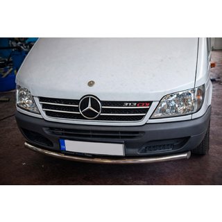 Defensa Delantera ST008 (Acero Inoxidable) Mercedes Sprinter W901/902/903/904/905 1995–2006 foto 2