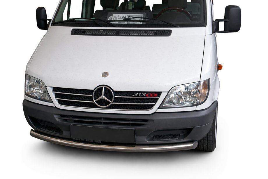 Mercedes Sprinter W901/902/903/904/905 1995–2006 Defensa Delantera ST008 (Acero Inoxidable) Image