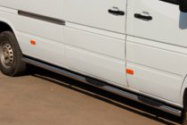Volkswagen LT 1995-2006 Tubos Laterales (2 uds., Acero Inoxidable) foto 1