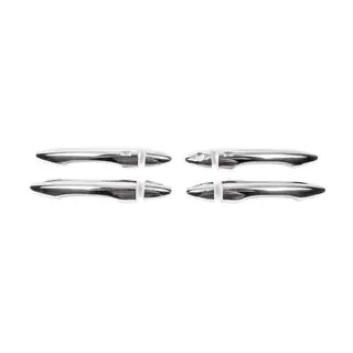 Cubiertas Cromadas para Manijas de Puerta (4 uds, Acero Inoxidable) foto 4