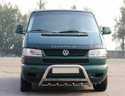 Volkswagen T4 Caravelle/Multivan 1990–2003 Defensa Delantera WT003 60mm Acero Inoxidable 51mm, con inscripción foto 5