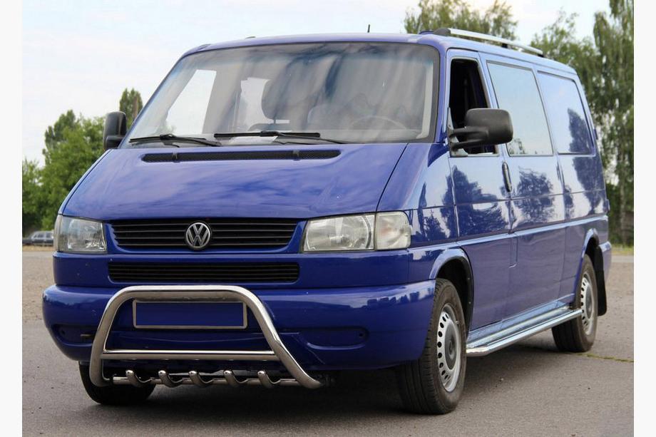 Volkswagen T4 Caravelle/Multivan 1990–2003 Defensa Delantera WT003 60mm Acero Inoxidable 51mm, con inscripción Image