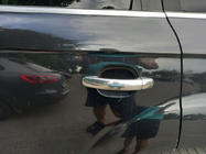 Audi Q7 2005-2015 Cubiertas de Manijas Cromadas (4 uds., Acero Inoxidable) Carmos, con botón foto 2