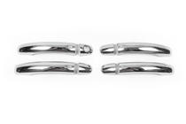 Audi Q7 2005-2015 Cubiertas de Manijas Cromadas (4 uds., Acero Inoxidable) Carmos, con botón foto 6