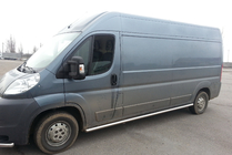 Citroen Jumper 2007-2025 Tubos Laterales (2 uds., Acero Inoxidable) Batalla Larga, Ø60 foto 2