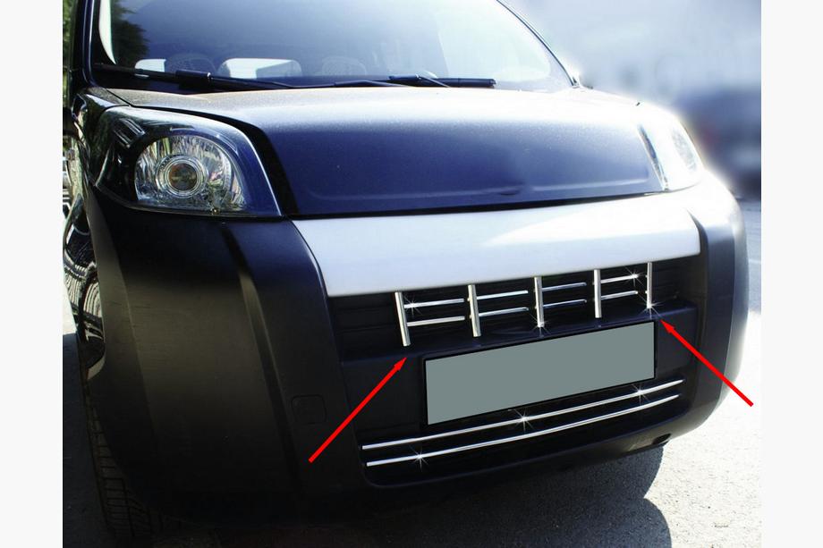 Citroen Nemo 2007-2017 Cubierta de parrilla (13 piezas, acero inoxidable) Image