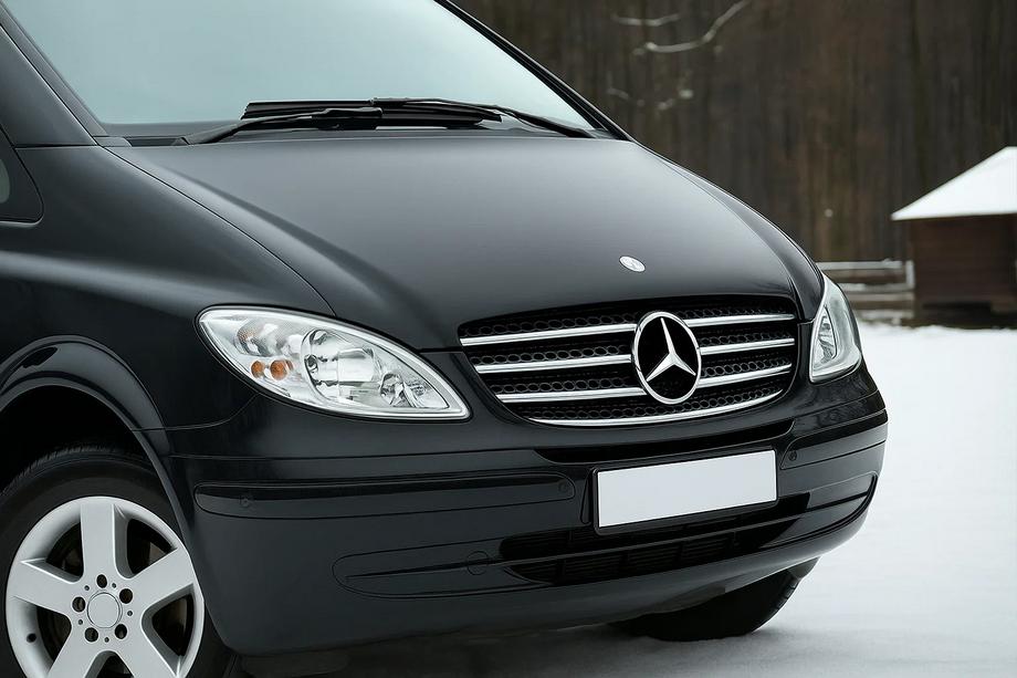 Mercedes Vito W639 2004-2014 Embellecedor de parrilla 2004-2010 acero inoxidable OmsaLine - Acero Inoxidable Italiano Image